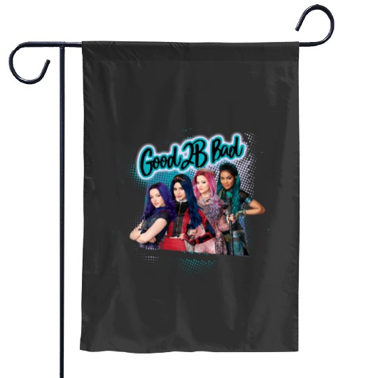Disneys descendants 3 good 2b bad long sleeve Garden Flags