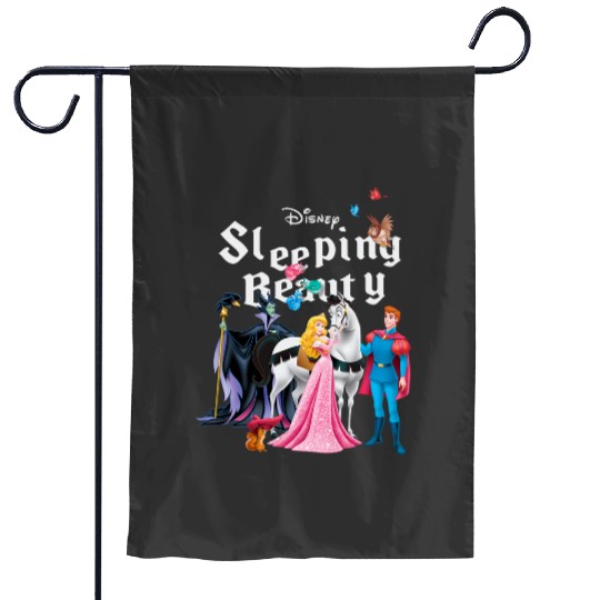Disneys Sleeping Beauty Characters Garden Flags