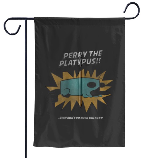 Disneys phineas and ferb perry platypus zip Garden Flags