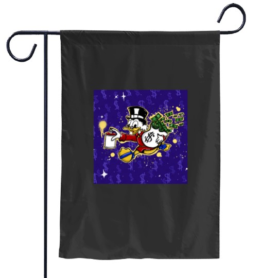Scrooge Mcduck and money bag purple  SALE!! Mickey Retro Disney Shirt, Mickey Checkered Shirt, Vintage Disney, Retro Mickey, Mickey Gift S-5XL Garden Flags