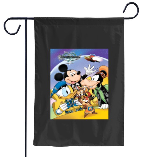 kingdom hearts game art  SALE!! Mickey Retro Disney Shirt, Mickey Checkered Shirt, Vintage Disney, Retro Mickey, Mickey Gift S-5XL Garden Flags