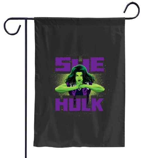 marvels Studios SheHulk is Ready for Anything Disneys Garden Flags