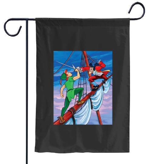 Peter Pan  1SALE!! Mickey Retro Disney Shirt, Mickey Checkered Shirt, Vintage Disney, Retro Mickey, Mickey Gift S-5XL Garden Flags