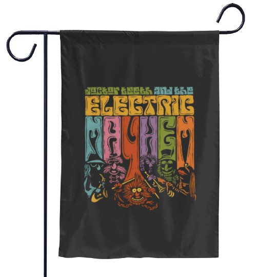 Color Vintage Disney Muppets Doctor Teeth And The Electric Mayhem Garden Flags