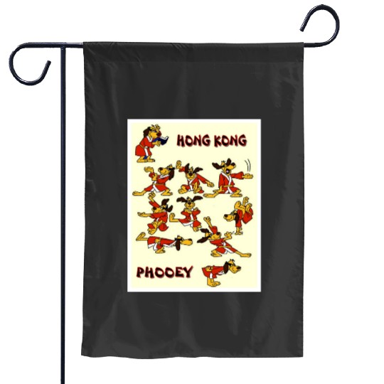 HONG KONG PHOOEY  Vintage Super Dog Abstract Surreal Character Print  SALE!! Mickey Retro Disney Shirt, Mickey Checkered Shirt, Vintage Disney, Retro Mickey, Mickey Gift S-5XL Garden Flags