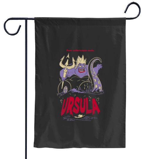 Disneys little mermaid ursula graphic Garden Flags