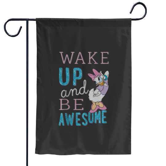 Disneys daisy duck be awesome Garden Flags