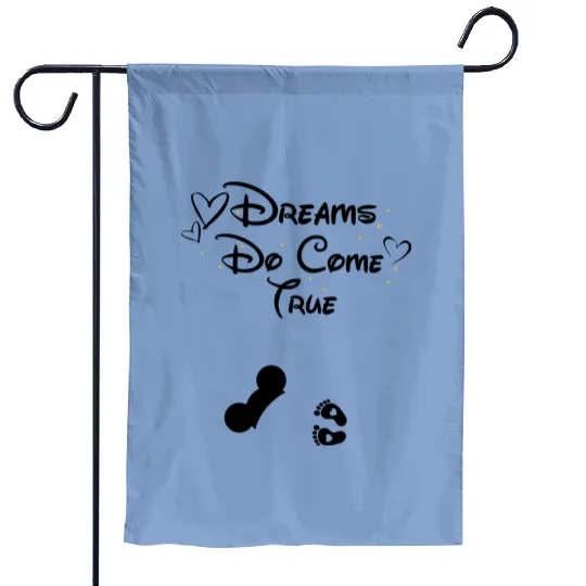 Disney Dreams Do Come True Garden Flags, Disneyland Maternity Garden Flags