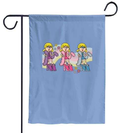 Groovy Lizzie Mcguire Garden Flags, reto lizzie mcguire Garden Flags, Disney channel Garden Flags, Disney Garden Flags