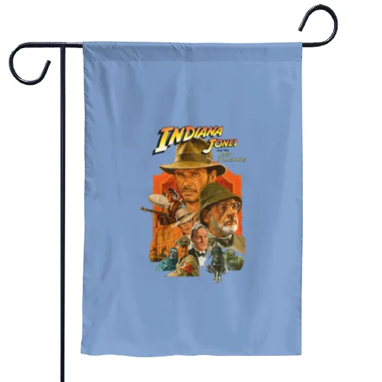 Vintage 90s Indiana Jones Adventure Disneyland 1995,Indiana Jones Garden Flags, Vintage Disney Movie Garden Flags
