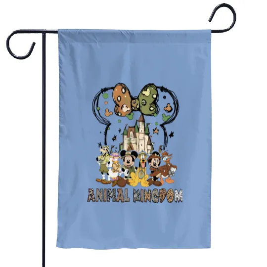 Animal Kingdom Garden Flags, Disney trip Garden Flags, Disney Animal Kingdom Garden Flags