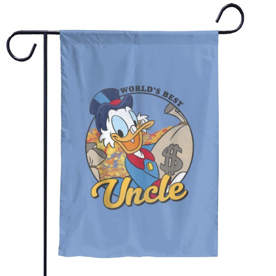 Disneys Ducktales Scrooge Mcduck World's Best Uncle Garden Flags