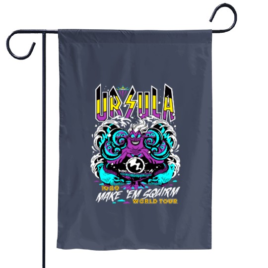 Disney Villains The Little Mermaid Ursula World Tour Band Retro Garden Flags