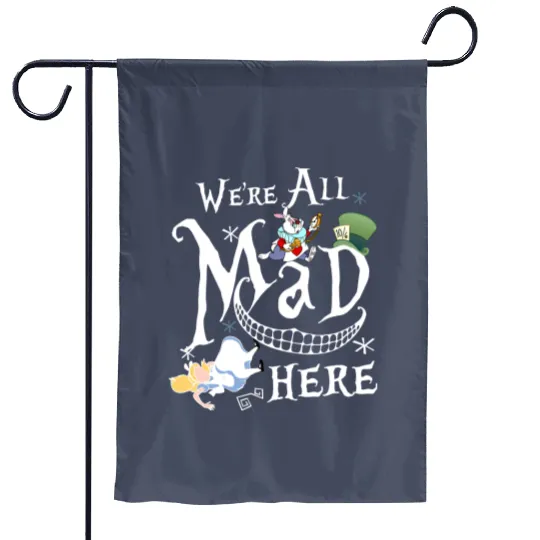 Alice in Wonderland Garden Flags, Disney ALice in Wonderland