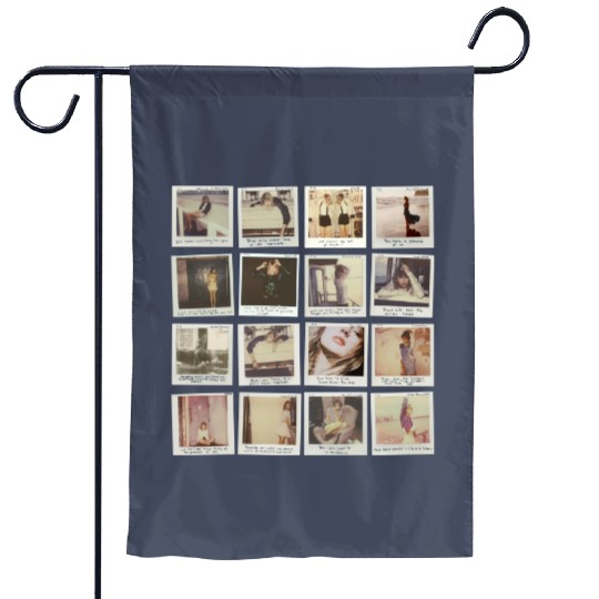 Discover TS 1989 Polaroids Lyrics Deluxe Version Taylor Taylor version Merch Garden Flags