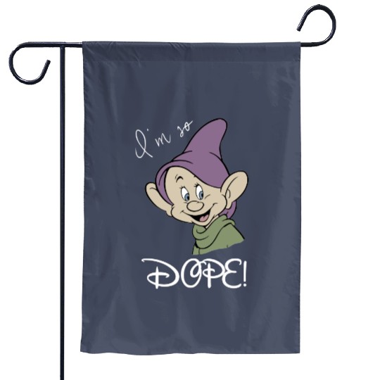 I'm So Dope Garden Flags - Dopey Garden Flags - Seven Dwarfs Garden Flags - Snow White - Disney Garden Flags