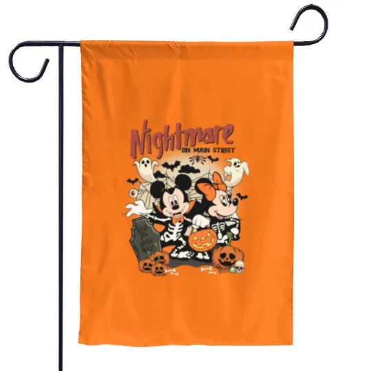 Disney vintage  Garden Flags - Disney Halloween Garden Flags - Disney Epcot Garden Flags