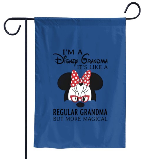 I'm a Disney Mommom It's Like A Regular Mommom But More Magical Garden Flags