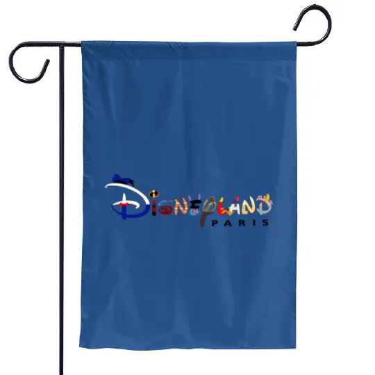 Disney Paris Garden Flags, Cute Disney Paris Garden Flags, Disneyland Paris Garden Flags
