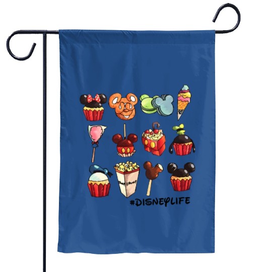 Discover Disney Life Garden Flags, Disney Snacks Garden Flags