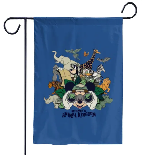 Disney Animal Kingdom Garden Flags, Vintage Animal Kingdom Garden Flags,
