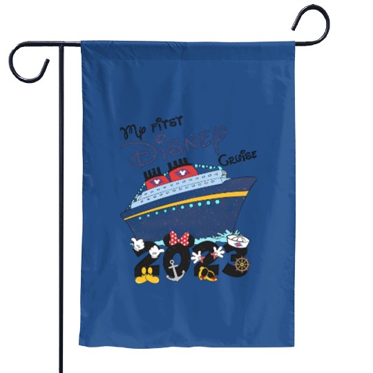 My First Disney Cruise 2023 Garden Flags, Disney Cruise Garden Flags