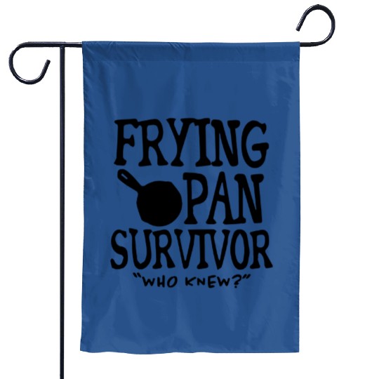 Frying Pans Who Knew Garden Flags, Disney Garden Flags for Men, Flynn Ryder Garden Flags, Tangled Garden Flags, Rapunzel Garden Flags