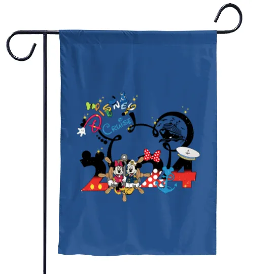 Disney Dream Cruise 2024 Garden Flags, Disney Cruise Garden Flags