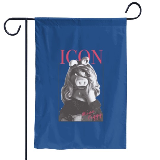 Disney Muppets Show Miss Piggy Icon Poster Retro Garden Flags