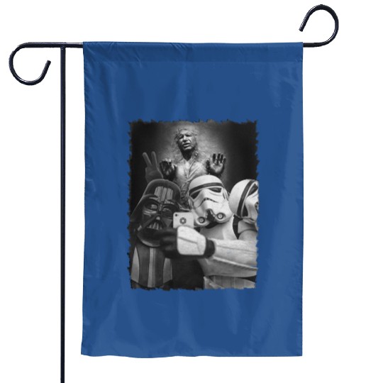 Darth Vader Stormtrooper Selfie Garden Flags, Disney Star Wars Garden Flags
