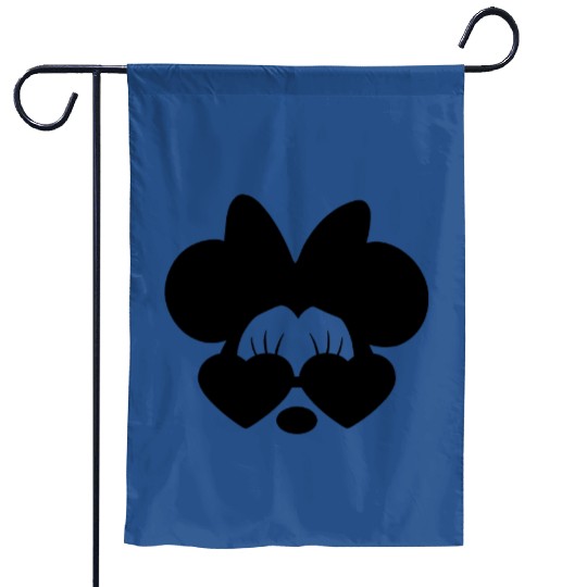 Minnie Mouse Sunglasses Garden Flags, Disney Garden Flags, Women's Disney Garden Flags, Disney Garden Flags, Kid's Disney Garden Flags, Matching Disney Garden Flags, Minnie Mouse