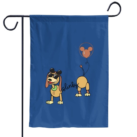 Slinky Dog Garden Flags, Disney Balloon Tank