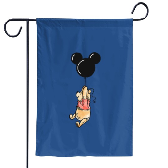 Retro Disney Winnie The Pooh Garden Flags, The Pooh and Friends