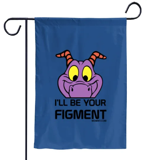 I'll Be Your Figment - Epcot, Journey Into Imagination - WDWNT.com - Disney - Garden Flags