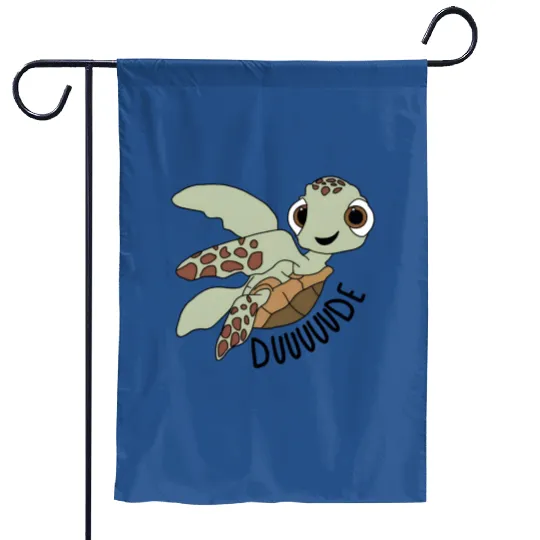 Disney Pixar Finding Nemo Squirt Dude Garden Flags, Finding Nemo Garden Flags