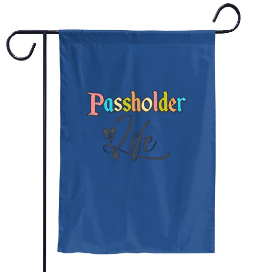 Discover Mickey Mouse Garden Flags, Passholder Life Disney Garden Flags