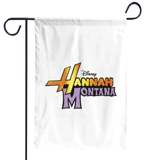 Hannah Montana Logo Garden Flags, Hannah Montana Garden Flags, WDW Magic Kingdom Disneyland