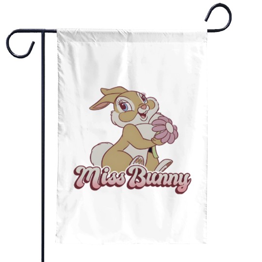 Disney Bambi Miss Bunny Floral Portrait Garden Flags, Flower And Thumper Garden Flags