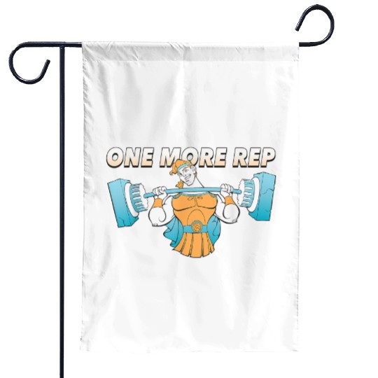 Disney Hercules One More Rep Garden Flags