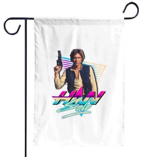 Han Solo Eighties Retro Star Wars Retro Garden Flags Disneyland Summer Trip 2023