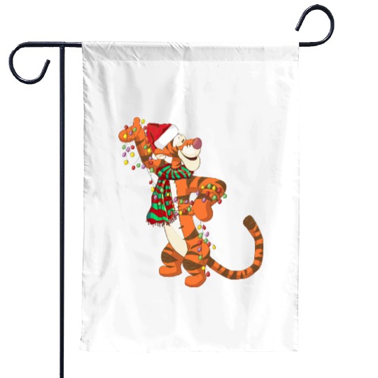 Disney Tigger Santa Hat Christmas Light Costume Winnie The Pooh Garden Flags