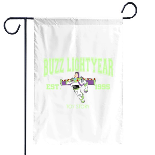Retro Toy Story Buzz Lightyear  Garden Flags, Disney Toy Story Group Garden Flags