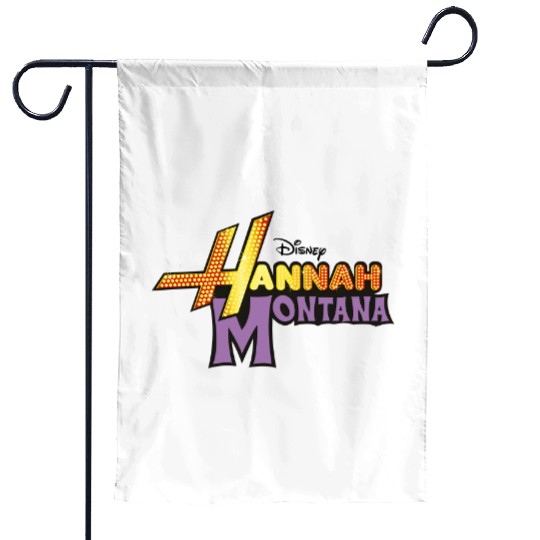 Disney Hannah Montana Logo Garden Flags, Disneyland Garden Flags, Disney Vacation Garden Flags