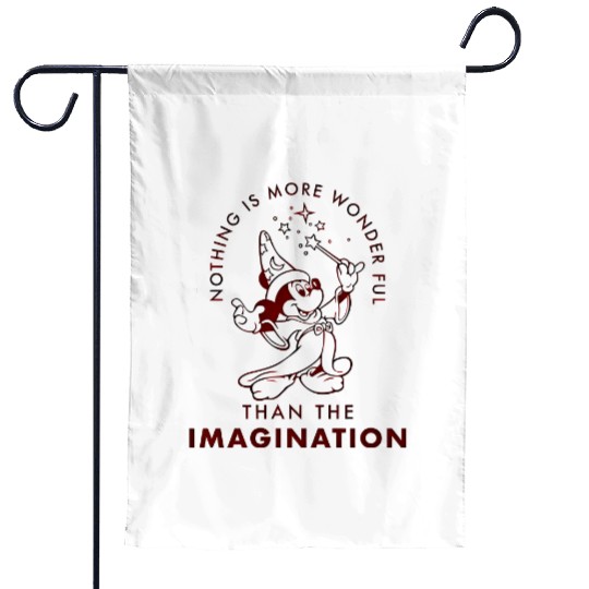 Mickey Garden Flags, Disney Sorcerer Mickey Garden Flags, Fantasia Garden Flags, Disneyland Disney World Garden Flags