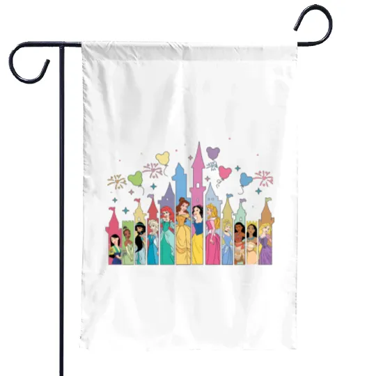 Disney Princess Castle Garden Flags, Disney Castle Garden Flags,