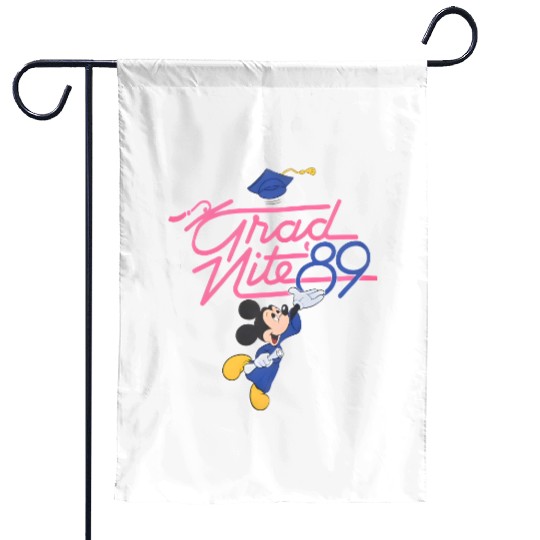 80s Disneyland Grad Nite '89 Mickey Mouse Garden Flags