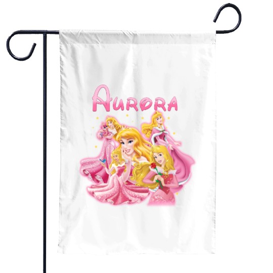 Sleeping Beauty Garden Flags, Disney Aurora Garden Flags, Disney Princess Garden Flags