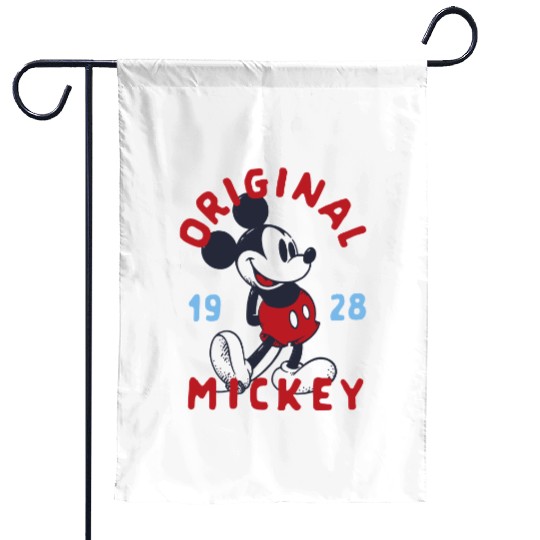 Original Mickey 1928 Garden Flags Retro 90s Mickey Mouse Disney Garden Flags
