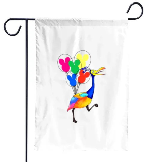 Disney Up Garden Flags, Kevin Up Garden Flags, Up Balloon Garden Flags, Disney Balloon Garden Flags