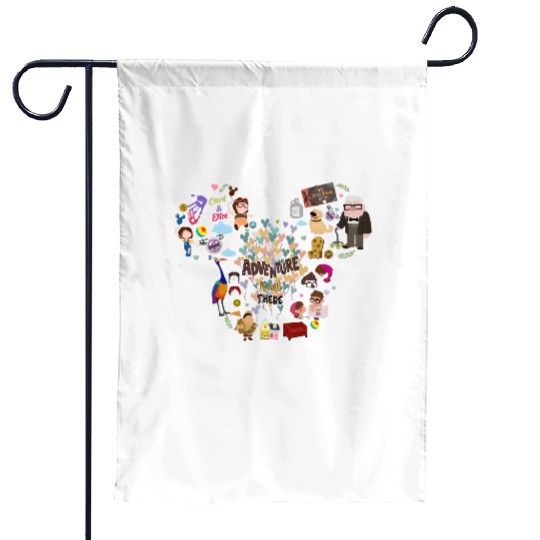 Up Movie  Garden Flags, Adventure Is Out There Garden Flags, Disney Up Garden Flags